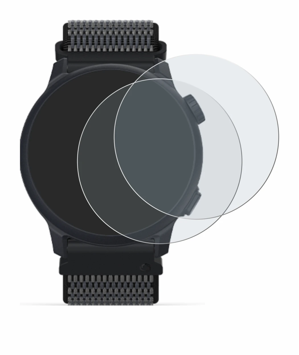 Immagine del dispositivo Coros Pace 2 con un'ampia varietà di protezioni per lo schermo.