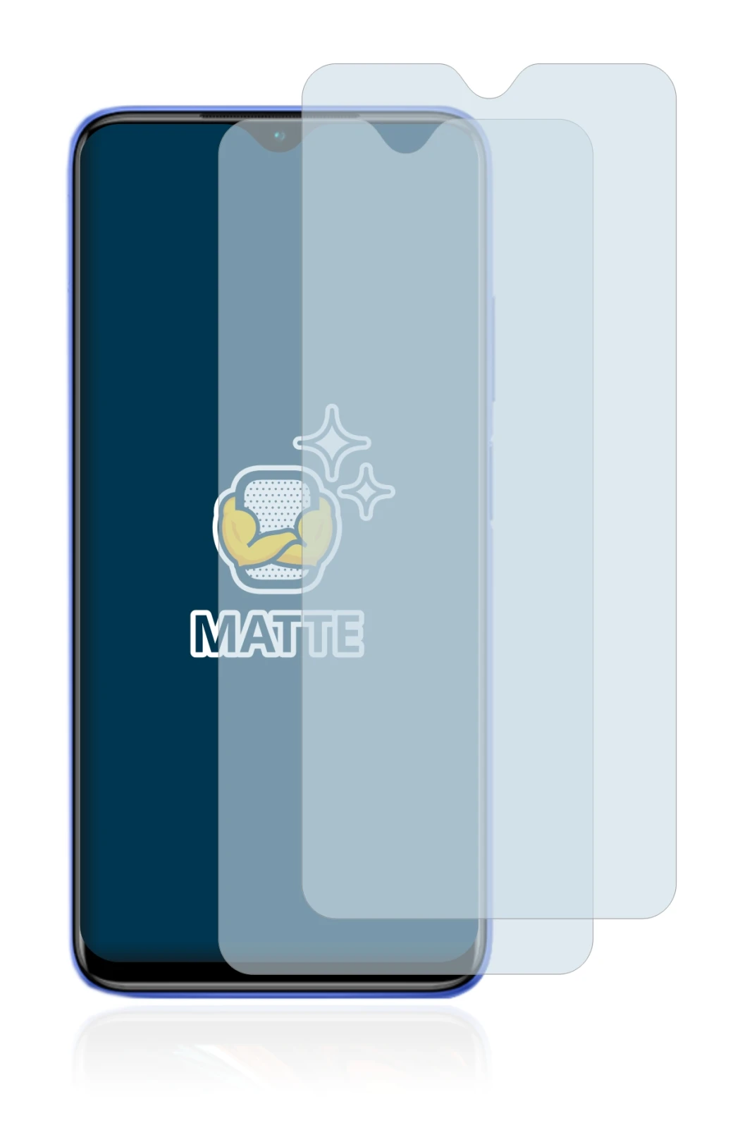 Immagine del dispositivo Xiaomi Redmi 9T con un'ampia varietà di protezioni per lo schermo.