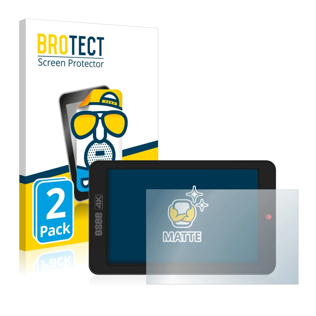 Parte frontale di una confezione del prodotto con il logo del marchio BROTECT. Accanto è raffigurato il dispositivo Osee G7 co