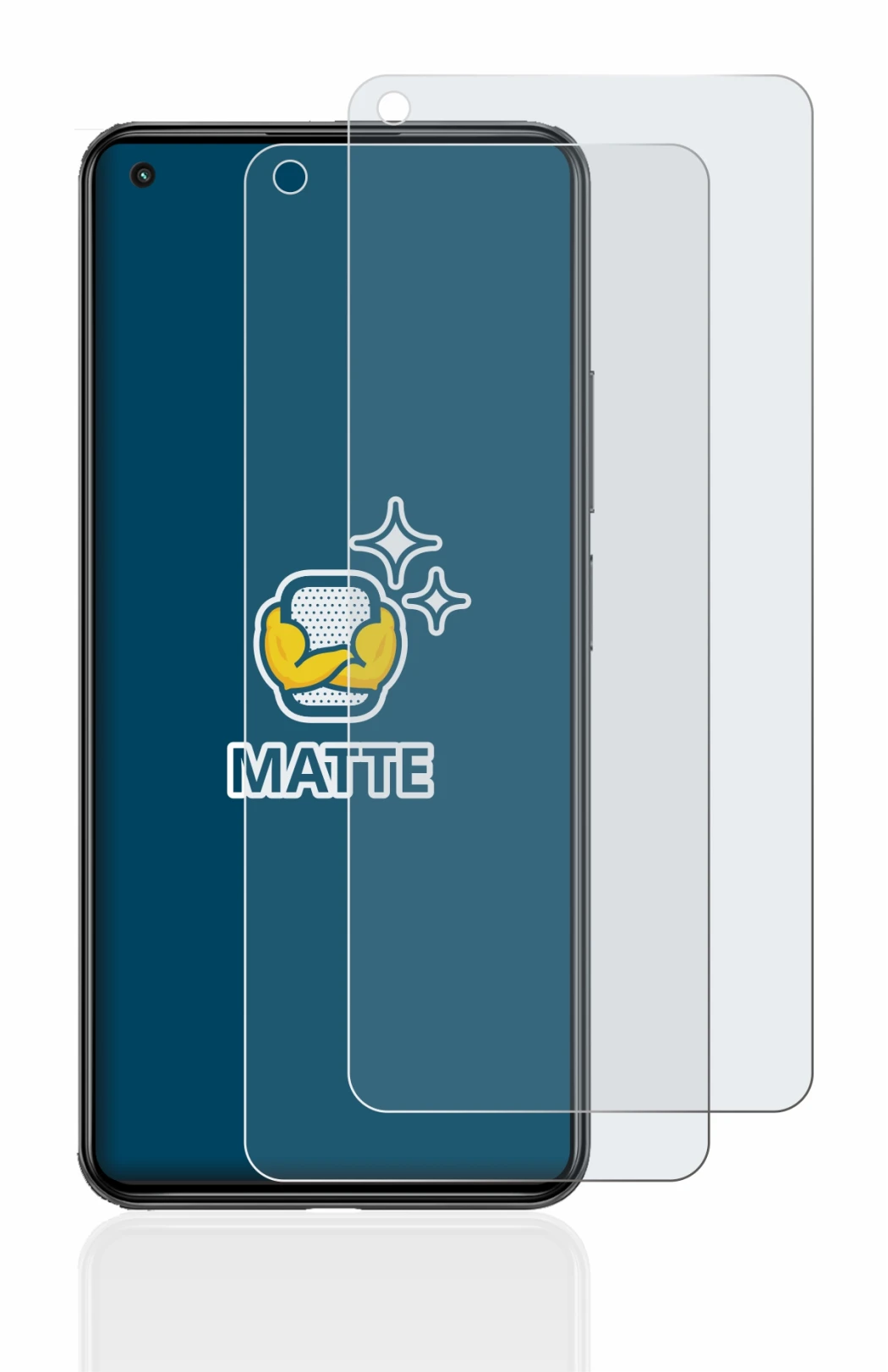 Immagine del dispositivo Xiaomi Mi 11 Lite 5G con un'ampia varietà di protezioni per lo schermo.