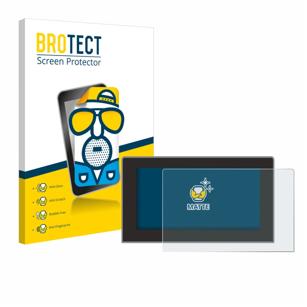 Parte frontale di una confezione del prodotto con il logo del marchio BROTECT. Accanto è raffigurato il dispositivo Cupra Form