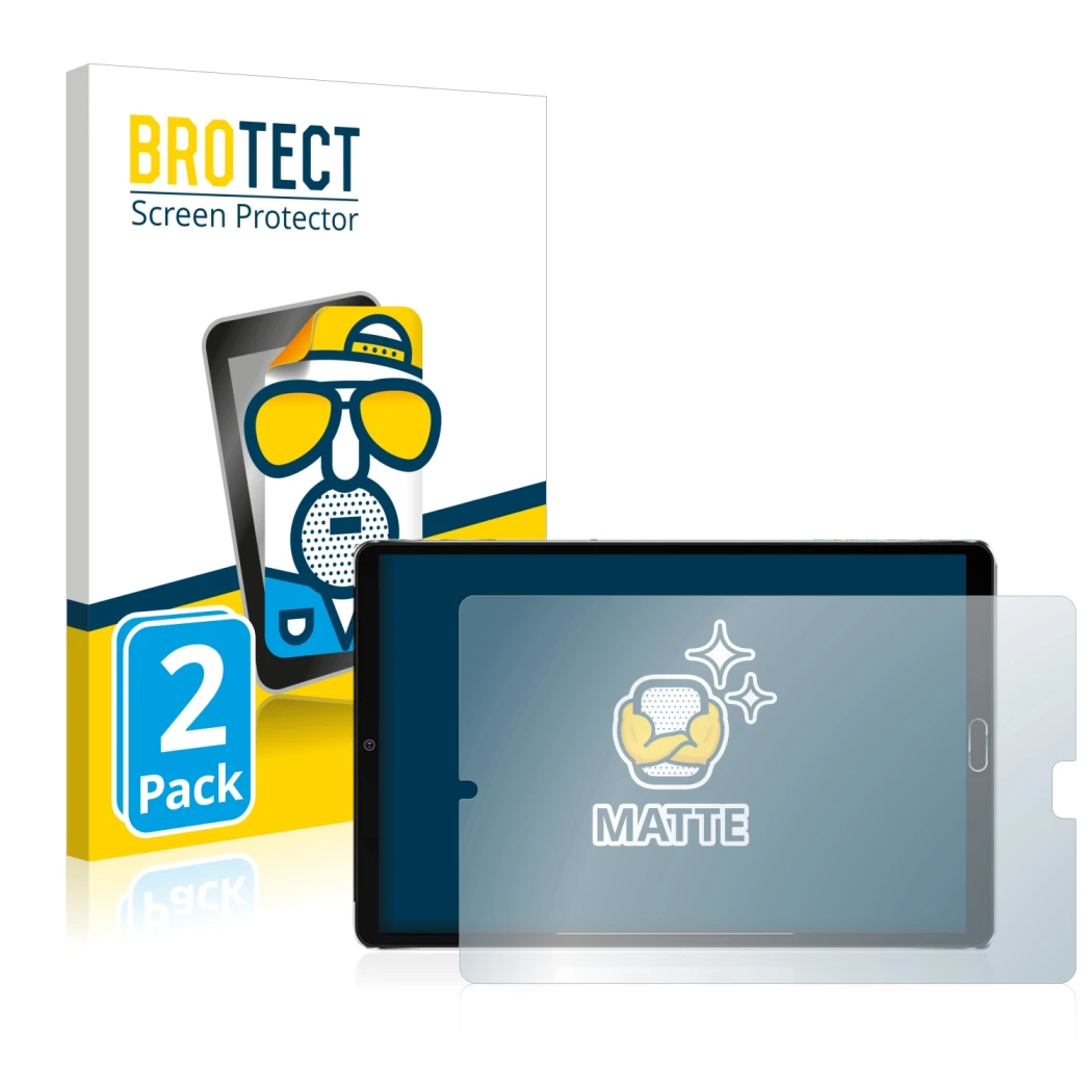 Parte frontale di una confezione del prodotto con il logo del marchio BROTECT. Accanto è raffigurato il dispositivo Goodtel G2