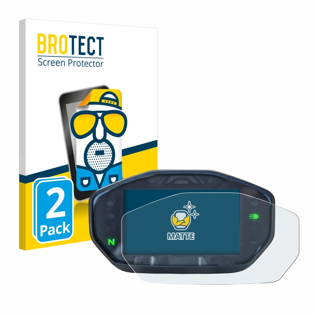 Parte frontale di una confezione del prodotto con il logo del marchio BROTECT. Accanto è raffigurato il dispositivo Ducati Mon