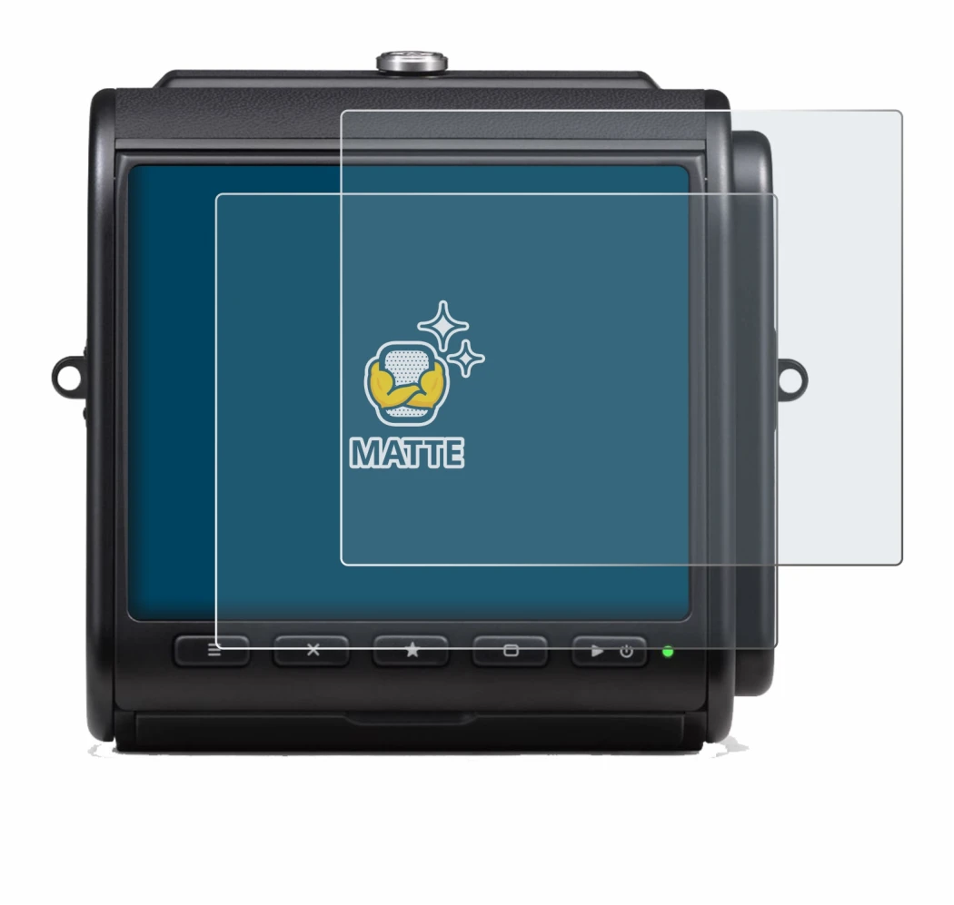 Immagine del dispositivo Hasselblad 907X 50C con un'ampia varietà di protezioni per lo schermo.