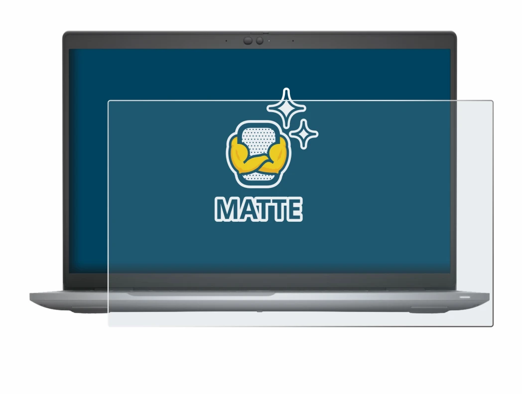 Immagine del dispositivo Dell Latitude 5520 con un'ampia varietà di protezioni per lo schermo.