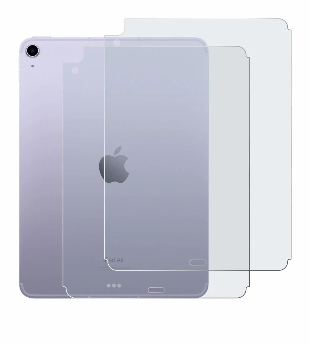 Immagine del dispositivo Apple iPad Air 5 WiFi 2022 (Posteriore, 5a Gen.) con un'ampia varietà di protezioni per lo schermo.