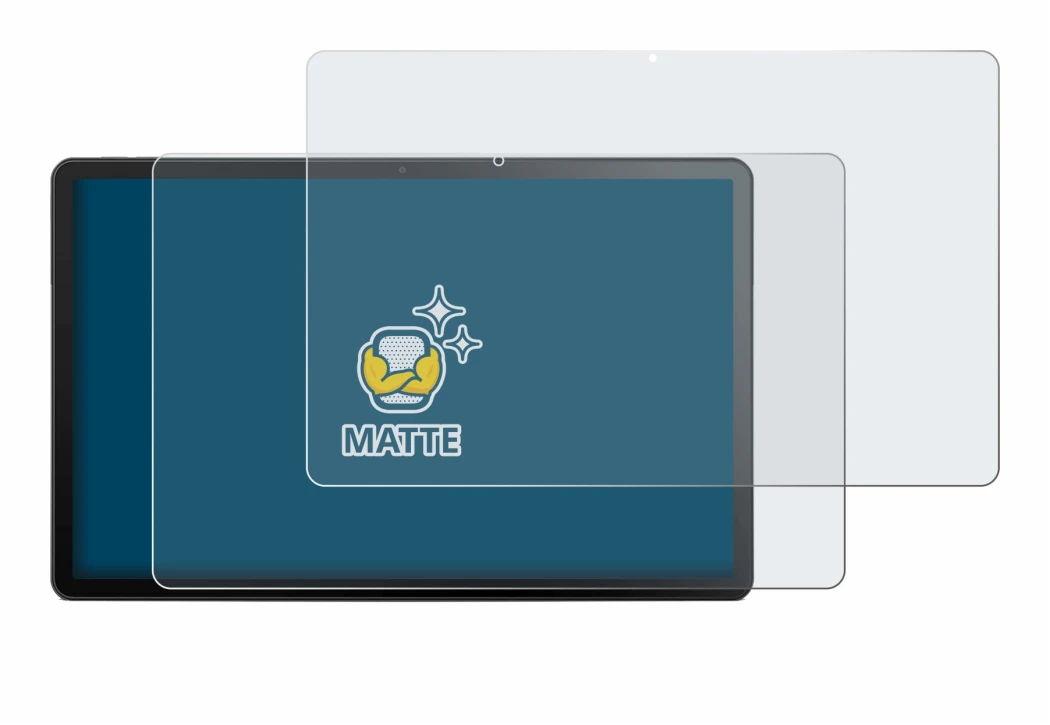 Immagine del dispositivo Lenovo Tab M10 Plus (3a Gen.) con un'ampia varietà di protezioni per lo schermo.