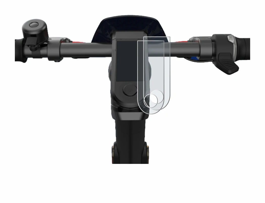 Immagine del dispositivo NIU KQi3 Pro con un'ampia varietà di protezioni per lo schermo.