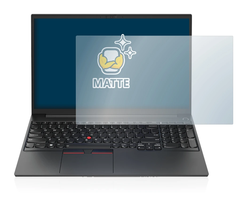 Immagine del dispositivo Lenovo ThinkPad E15 Gen 4 con un'ampia varietà di protezioni per lo schermo.