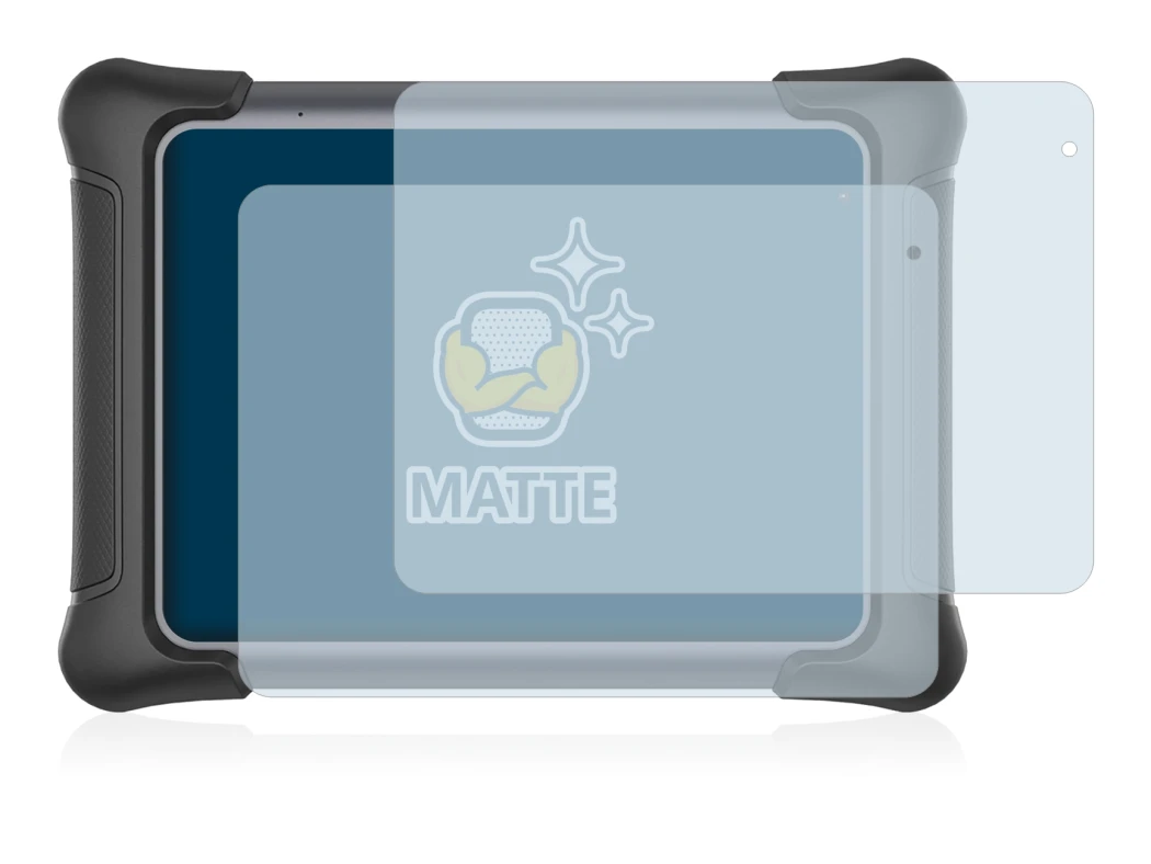 Immagine del dispositivo Autel MaxiSys Elite II con un'ampia varietà di protezioni per lo schermo.