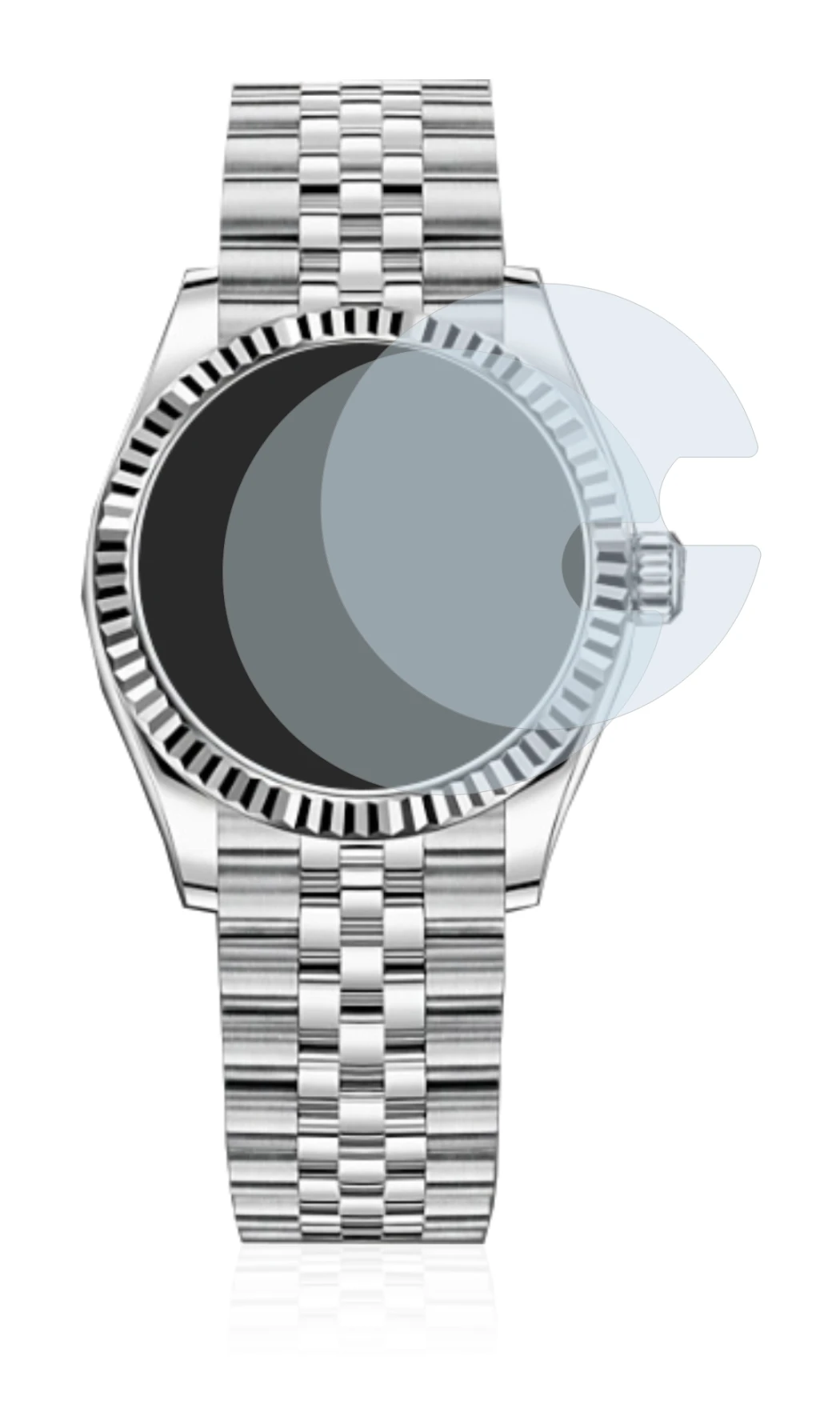 Immagine del dispositivo Rolex Datejust 31 con un'ampia varietà di protezioni per lo schermo.