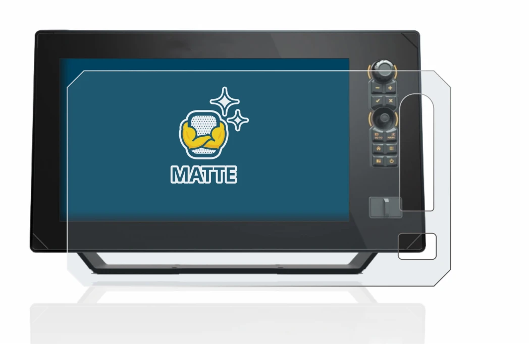 Immagine del dispositivo Humminbird Apex 13 MEGA SI+ con un'ampia varietà di protezioni per lo schermo.