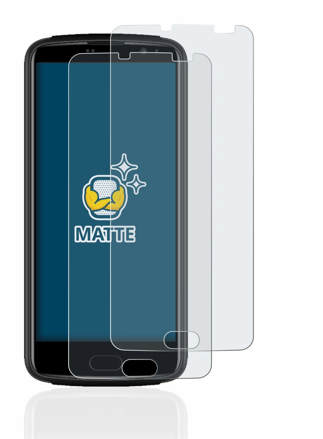 Immagine del dispositivo Beafon M7 Lite premium con un'ampia varietà di protezioni per lo schermo.