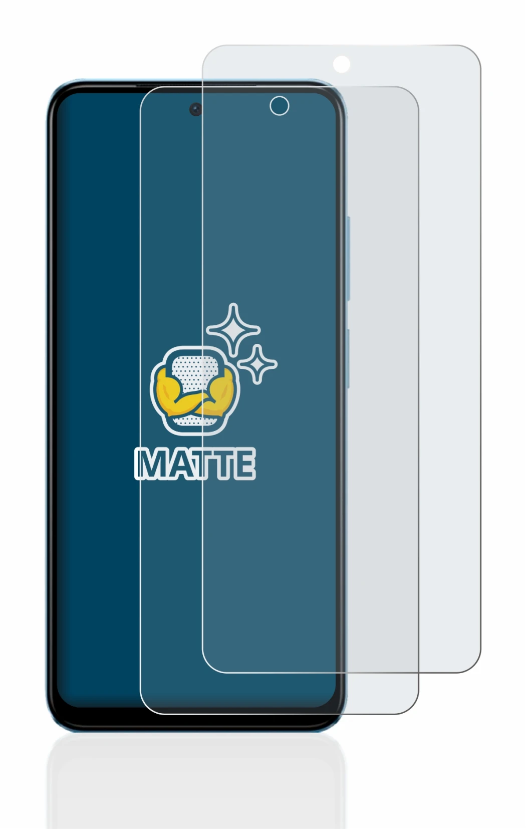 Immagine del dispositivo Xiaomi Redmi Note 12S con un'ampia varietà di protezioni per lo schermo.
