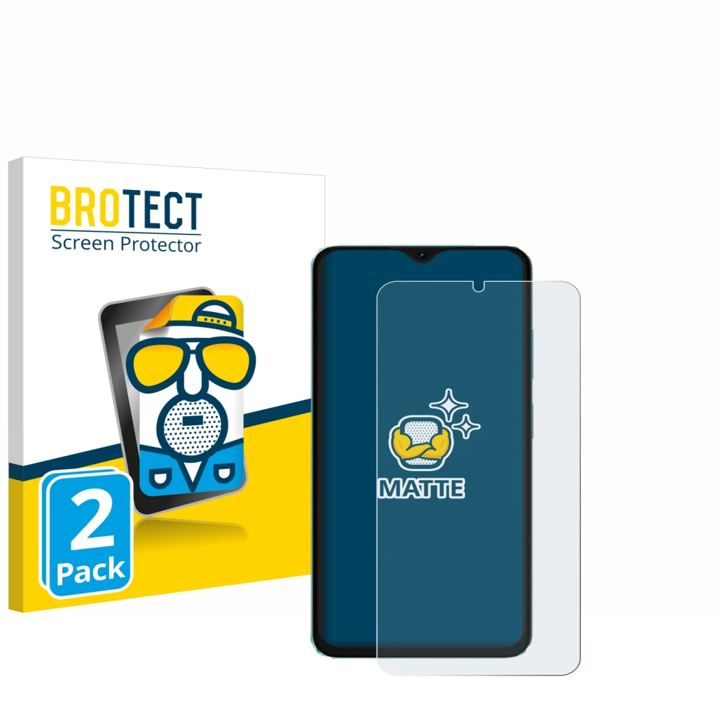 Parte frontale di una confezione del prodotto con il logo del marchio BROTECT. Accanto è raffigurato il dispositivo Oscal C70 