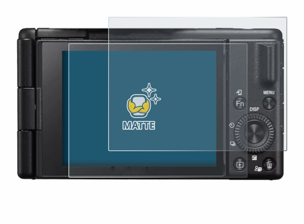 Immagine del dispositivo Sony ZV-1M2 con un'ampia varietà di protezioni per lo schermo.