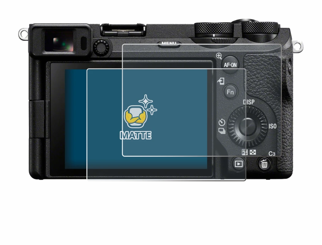 Immagine del dispositivo Sony Alpha 6700 con un'ampia varietà di protezioni per lo schermo.