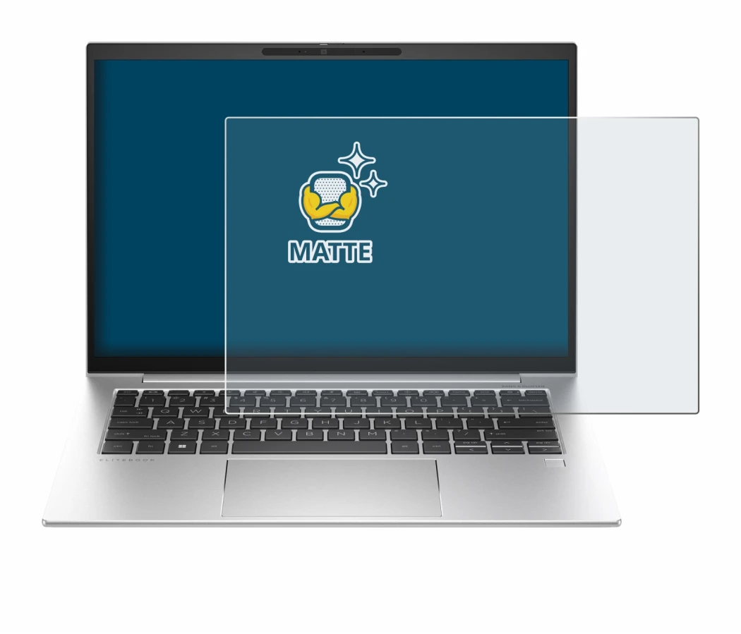 Immagine del dispositivo HP EliteBook 840 G10 con un'ampia varietà di protezioni per lo schermo.
