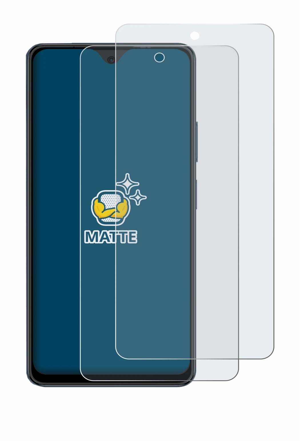 Immagine del dispositivo Blackview Oscal Tiger 12 con un'ampia varietà di protezioni per lo schermo.