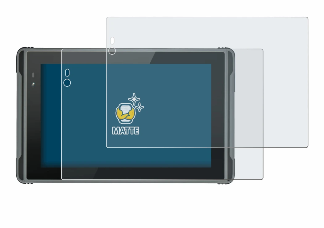 Immagine del dispositivo Hugerock X7 con un'ampia varietà di protezioni per lo schermo.