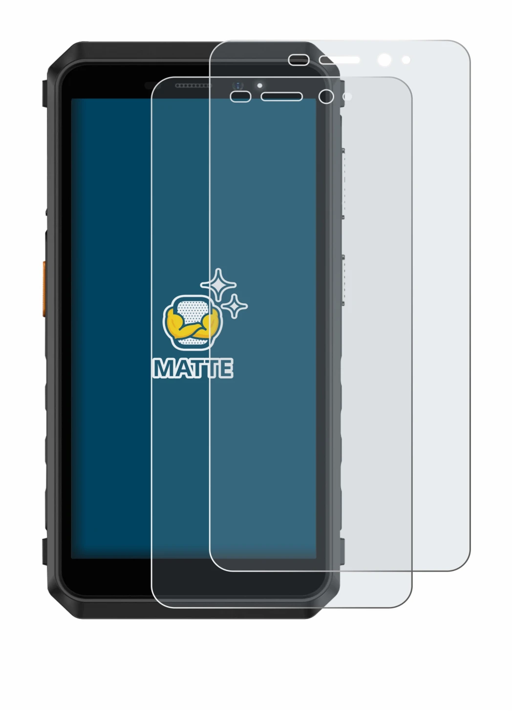 Immagine del dispositivo Ulefone Power Armor X11 Pro con un'ampia varietà di protezioni per lo schermo.