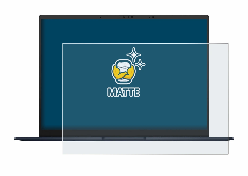 Immagine del dispositivo ASUS ZenBook 14 OLED UX3405 Non-Touch con un'ampia varietà di protezioni per lo schermo.