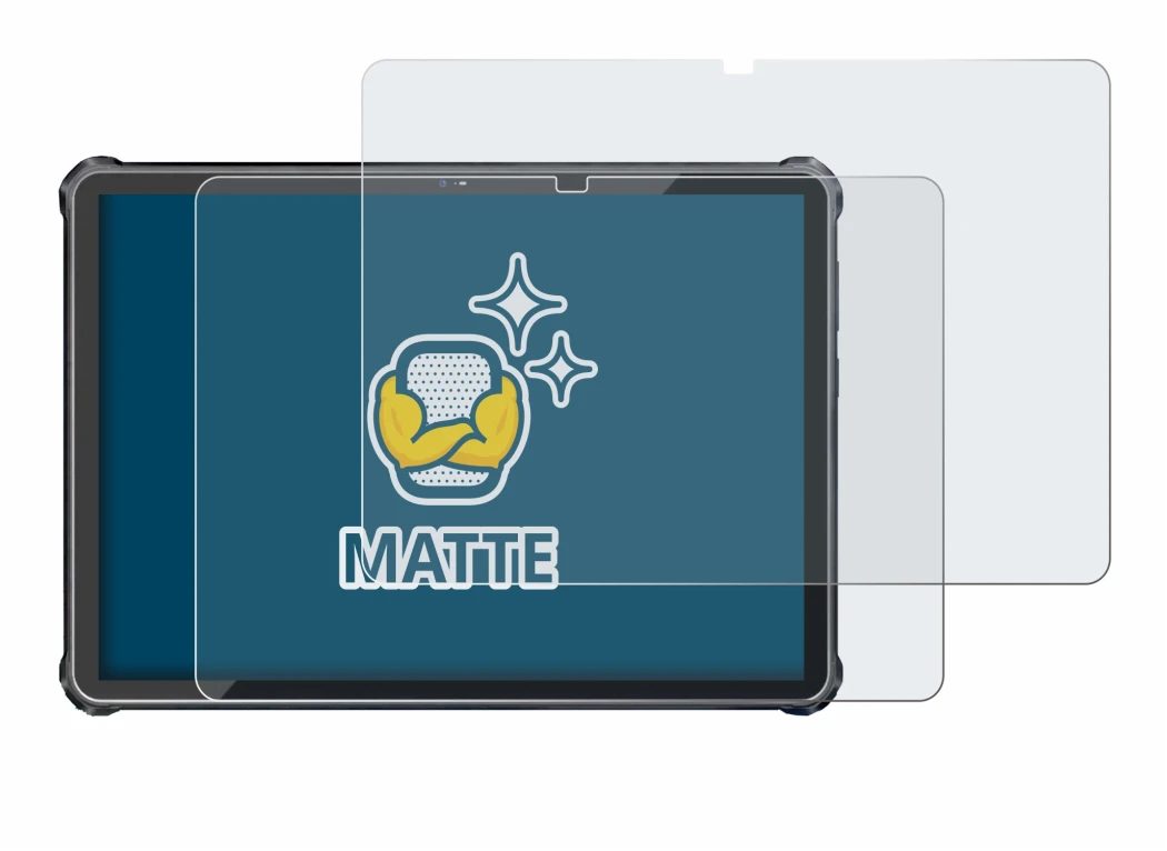 Immagine del dispositivo Oukitel RT6 con un'ampia varietà di protezioni per lo schermo.
