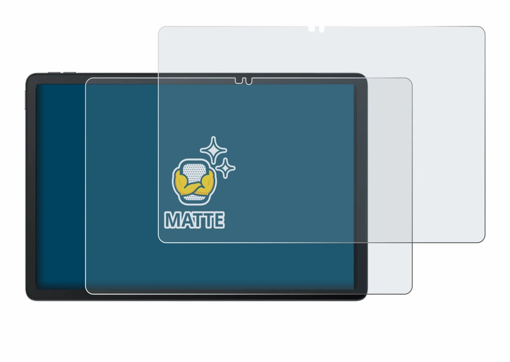 Immagine del dispositivo Blackview Mega 1 con un'ampia varietà di protezioni per lo schermo.