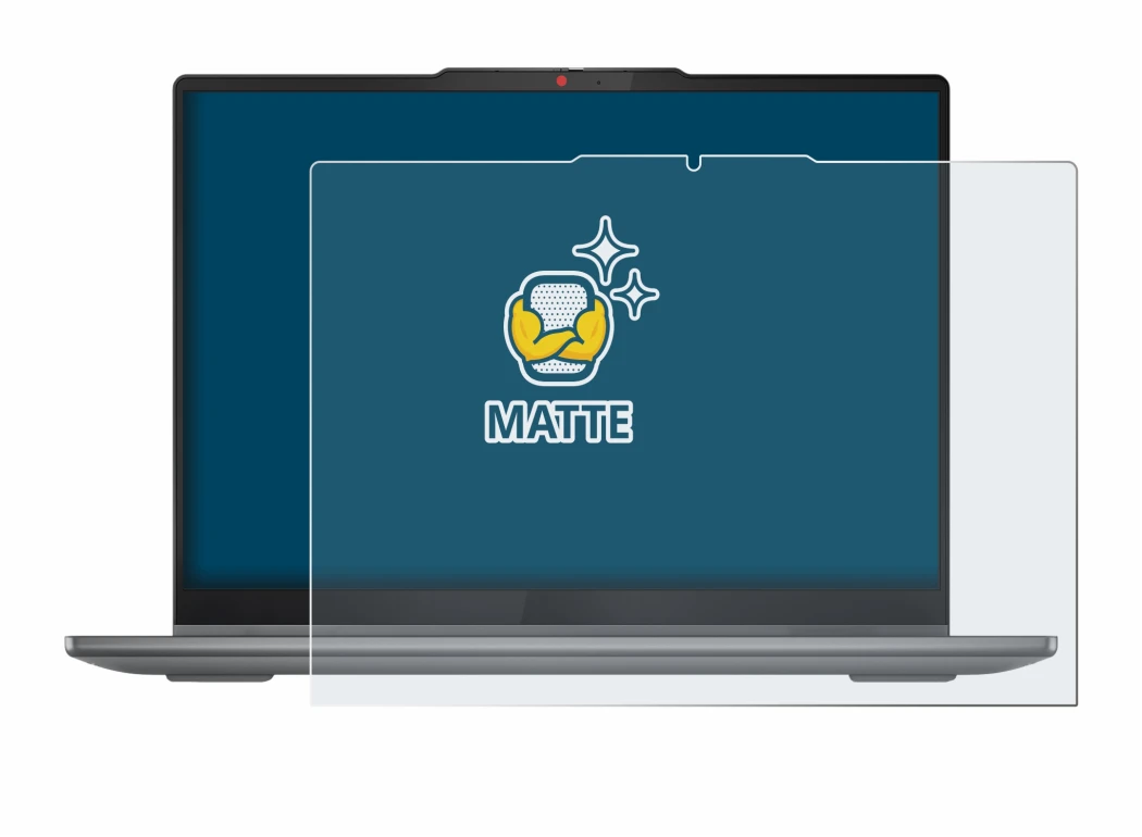 Immagine del dispositivo Lenovo IdeaPad 5 2-in-1 14AHP9 con un'ampia varietà di protezioni per lo schermo.