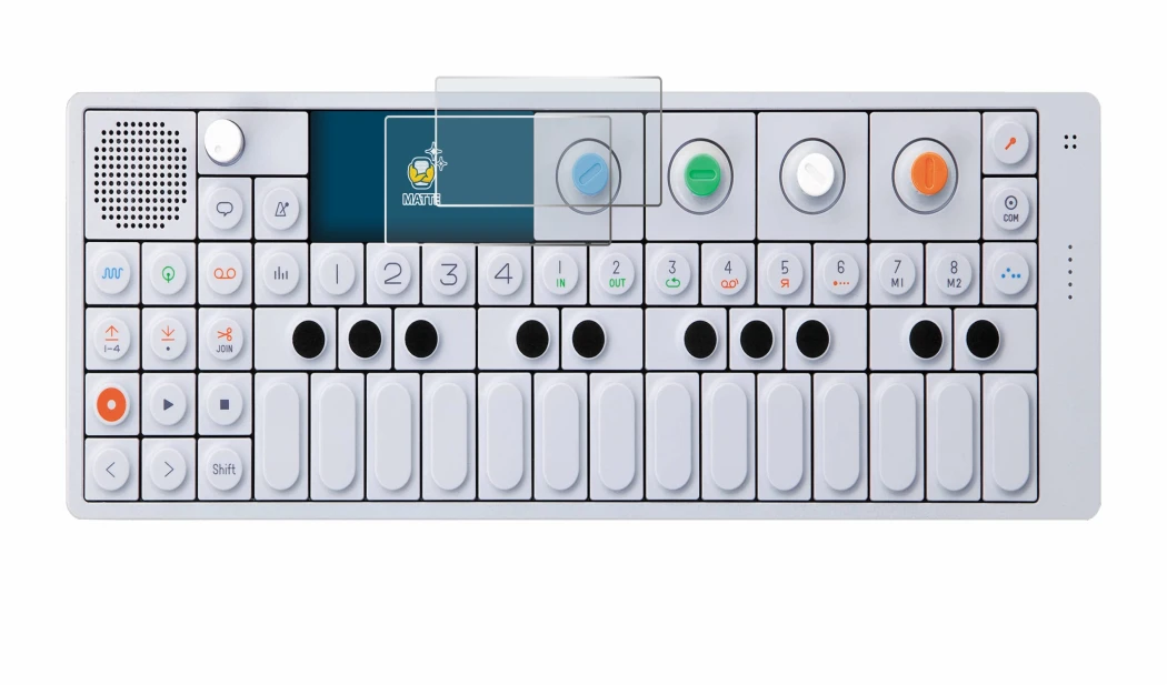 Immagine del dispositivo Teenage Engineering OP-1 Sampler & Controller con un'ampia varietà di protezioni per lo schermo.