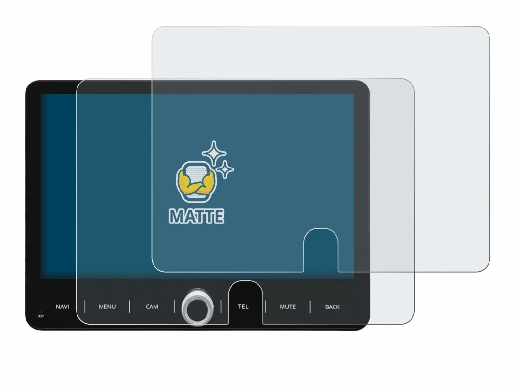 Immagine del dispositivo Dynavin D9-T5TP con un'ampia varietà di protezioni per lo schermo.