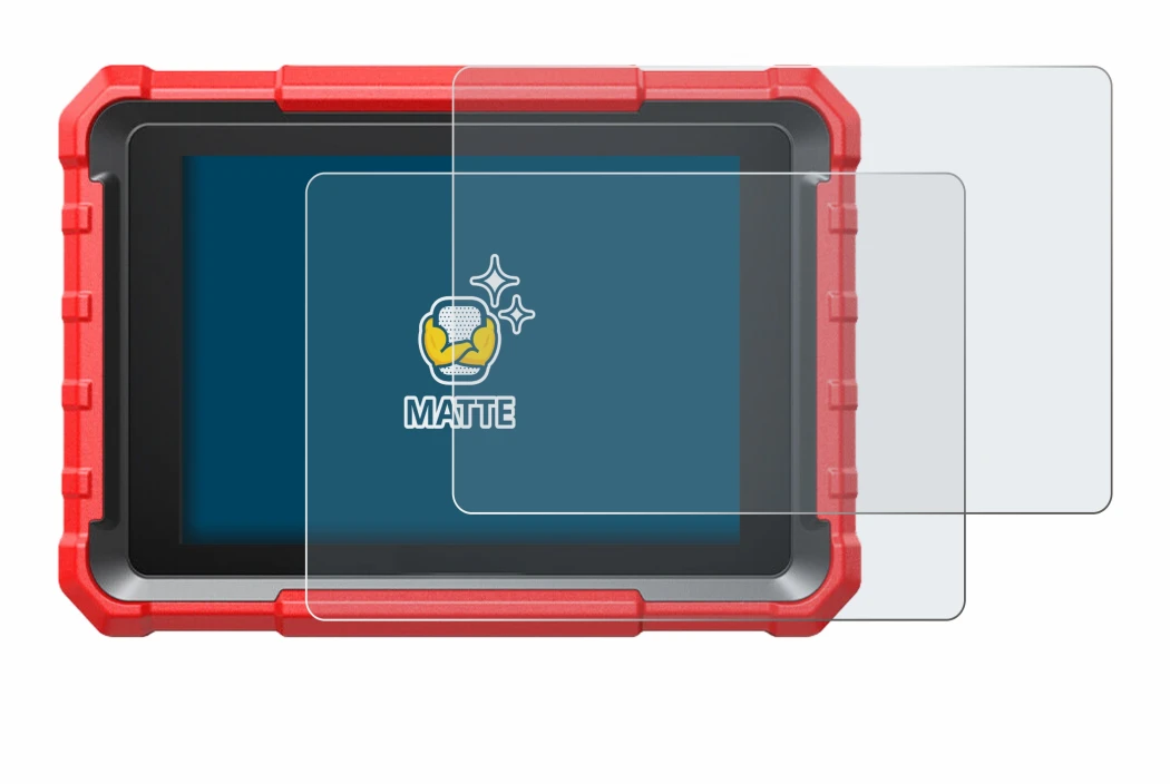 Immagine del dispositivo Launch X-431 PROS Elite con un'ampia varietà di protezioni per lo schermo.