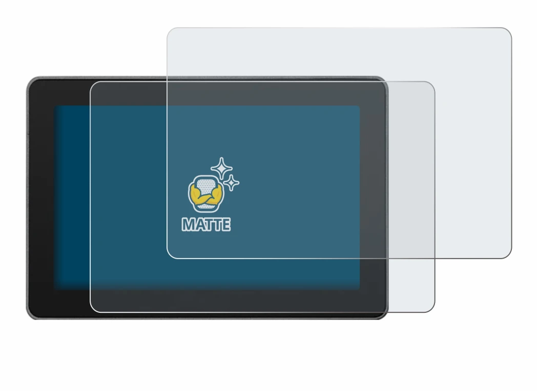 Immagine del dispositivo SmallHD Indie 5 con un'ampia varietà di protezioni per lo schermo.