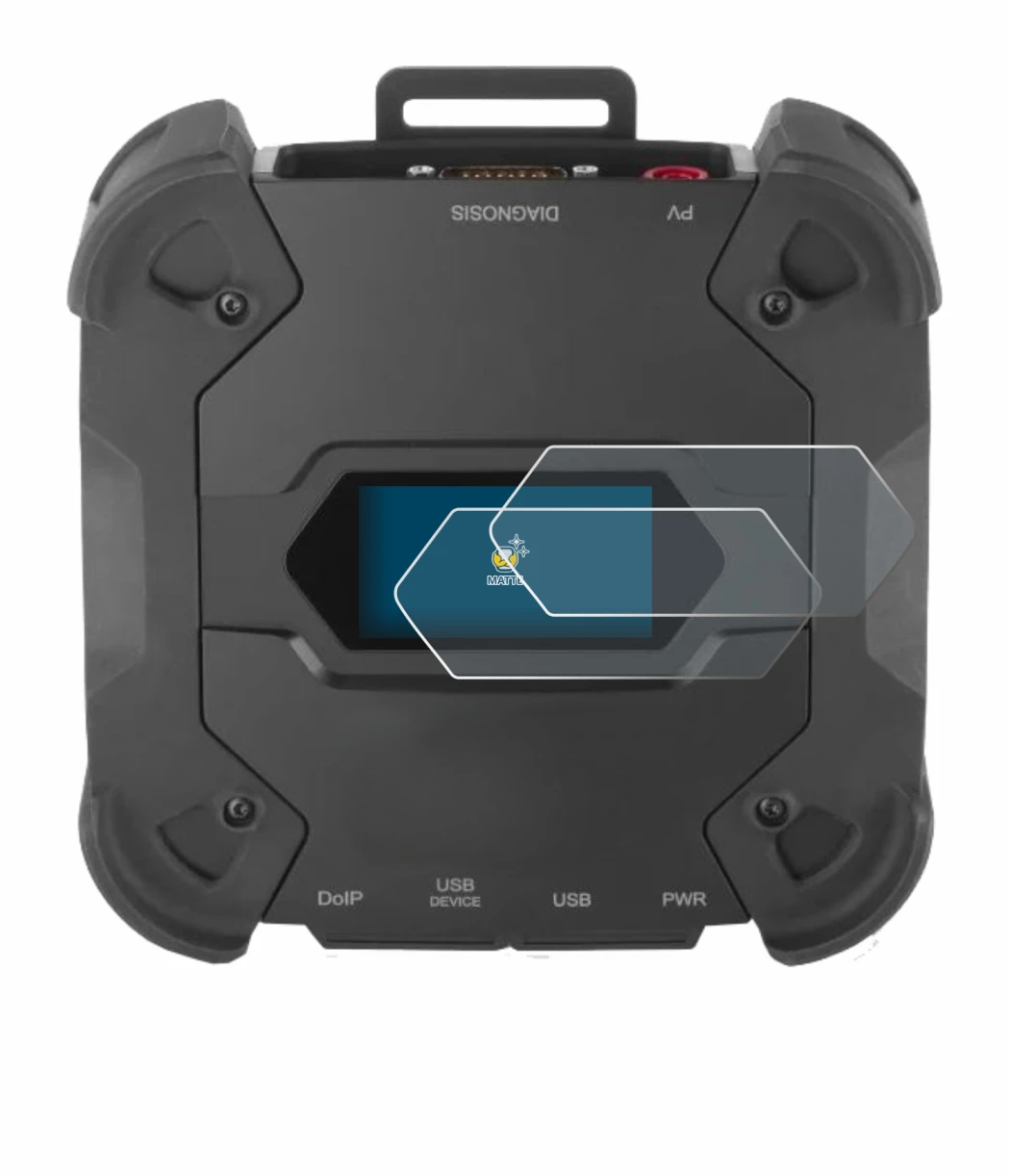 Immagine del dispositivo Texa TXT MULTIHUB con un'ampia varietà di protezioni per lo schermo.