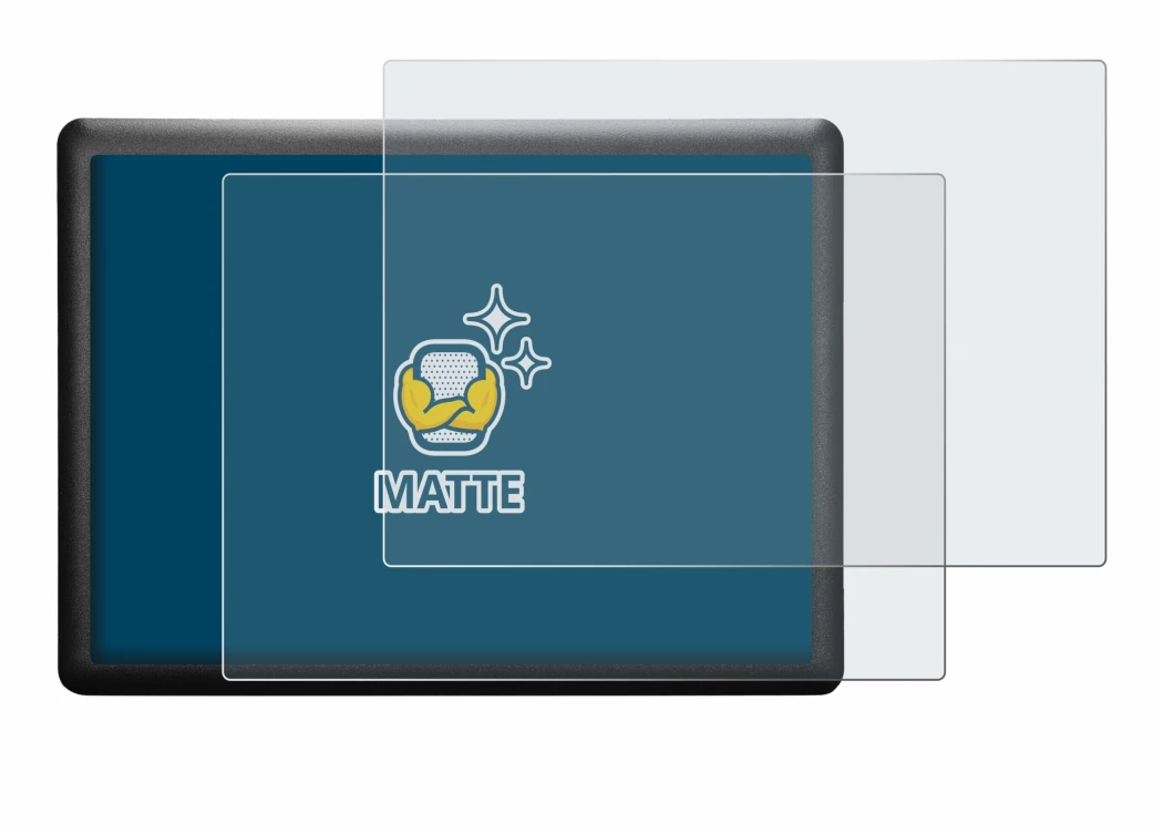 Immagine del dispositivo Wacom One S CTL-472-S con un'ampia varietà di protezioni per lo schermo.