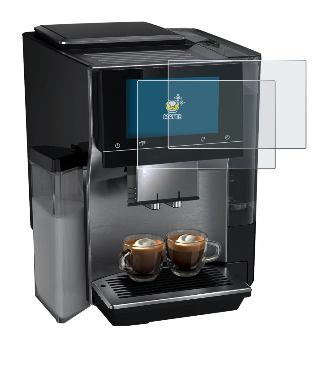 Immagine del dispositivo Siemens EQ700 con un'ampia varietà di protezioni per lo schermo.