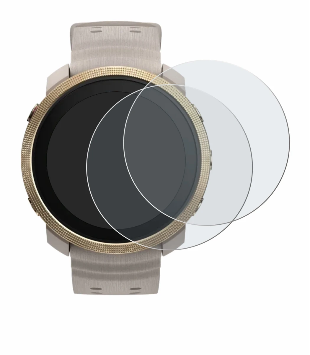 Immagine del dispositivo Polar Vantage M3 con un'ampia varietà di protezioni per lo schermo.