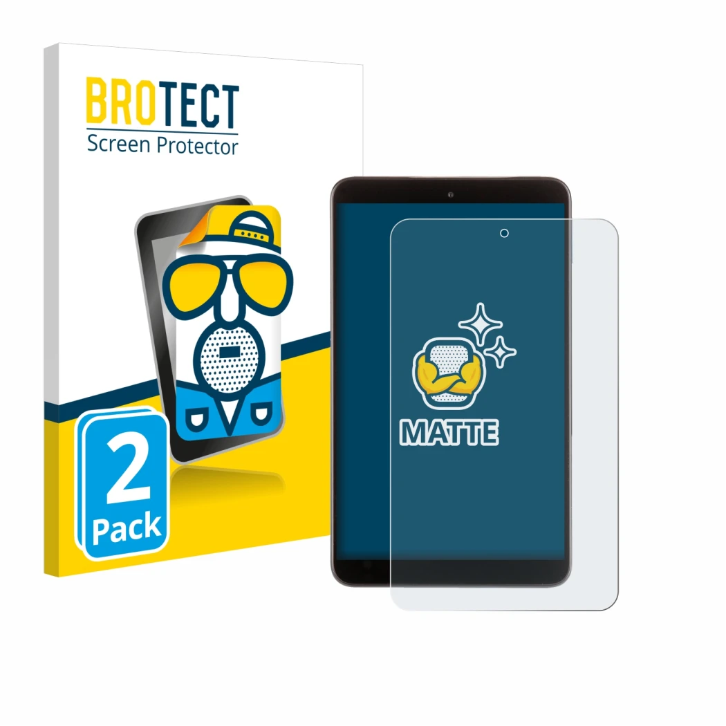 Parte frontale di una confezione del prodotto con il logo del marchio BROTECT. Accanto è raffigurato il dispositivo Nokia T10