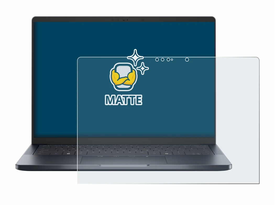 Immagine del dispositivo Dell Pro 14 Premium PA14250 Touch con un'ampia varietà di protezioni per lo schermo.