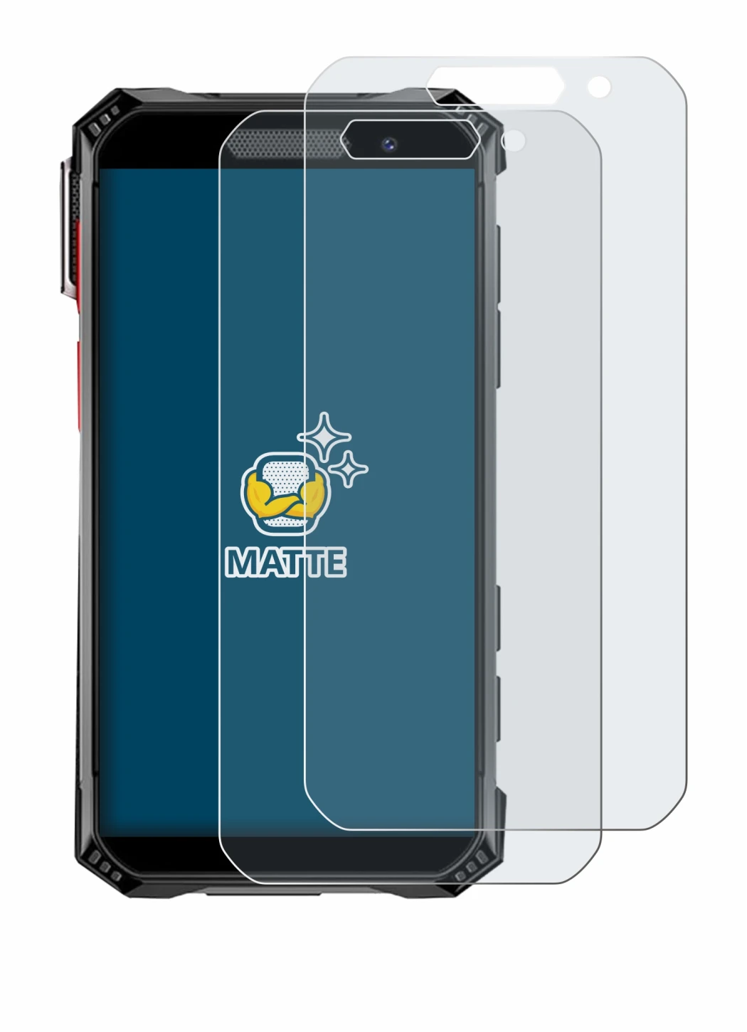 Immagine del dispositivo Soyes S10 Max con un'ampia varietà di protezioni per lo schermo.