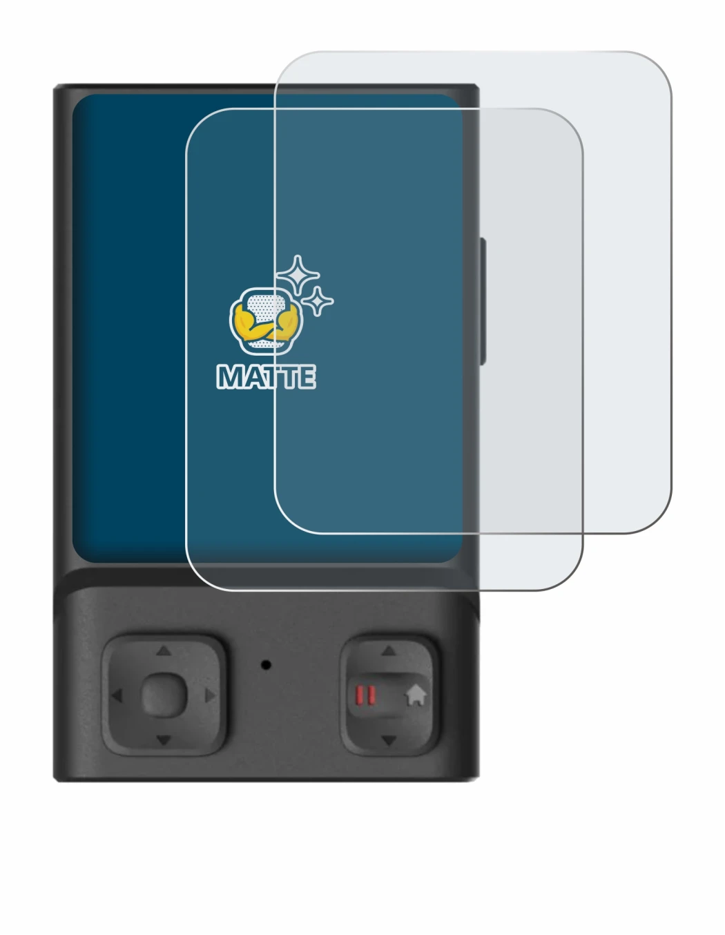 Immagine del dispositivo Hoverair Beacon con un'ampia varietà di protezioni per lo schermo.