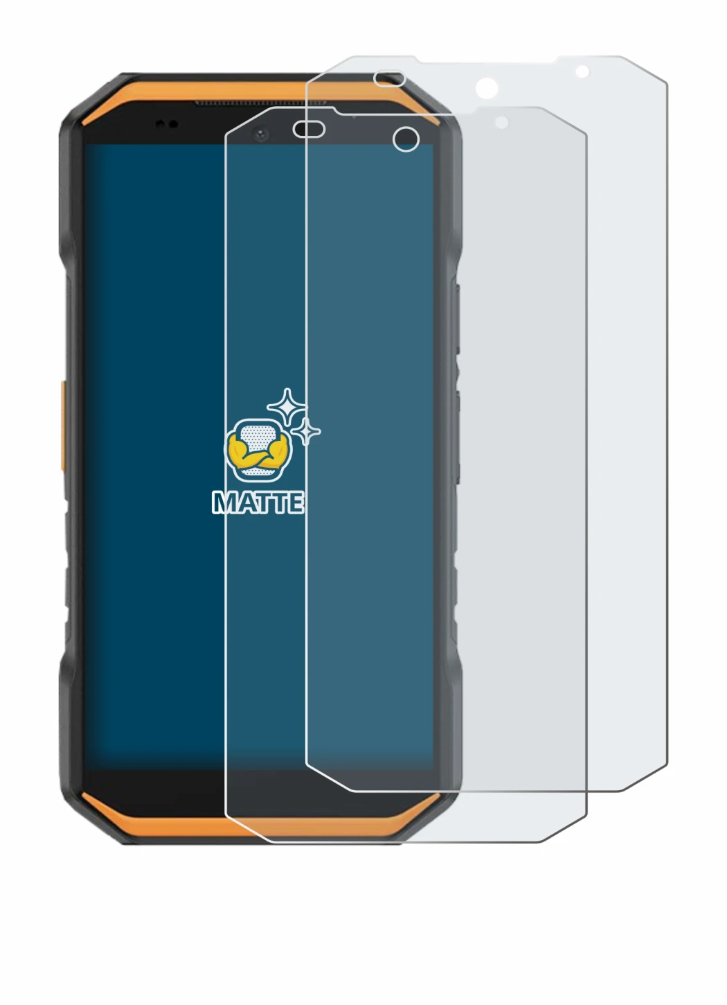Immagine del dispositivo Ulefone Armor X32 con un'ampia varietà di protezioni per lo schermo.