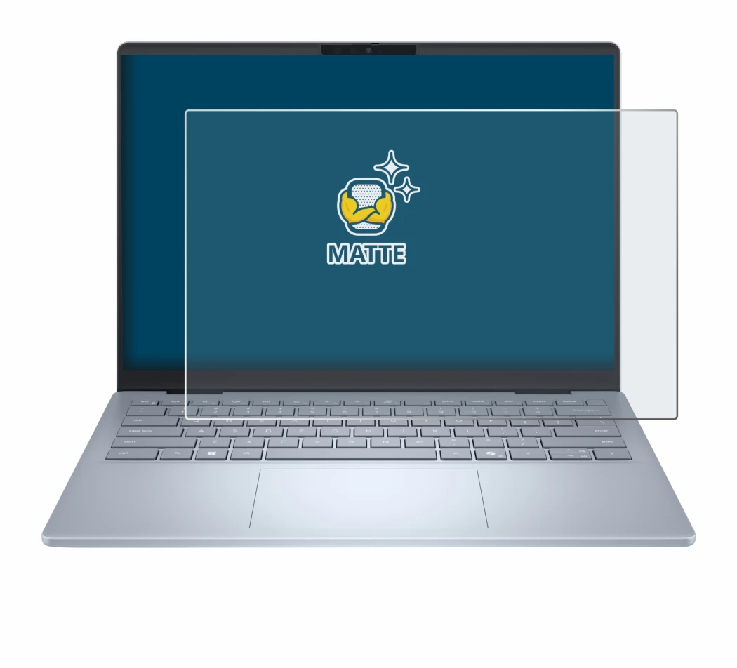 Immagine del dispositivo Dell 14 Plus Laptop con un'ampia varietà di protezioni per lo schermo.
