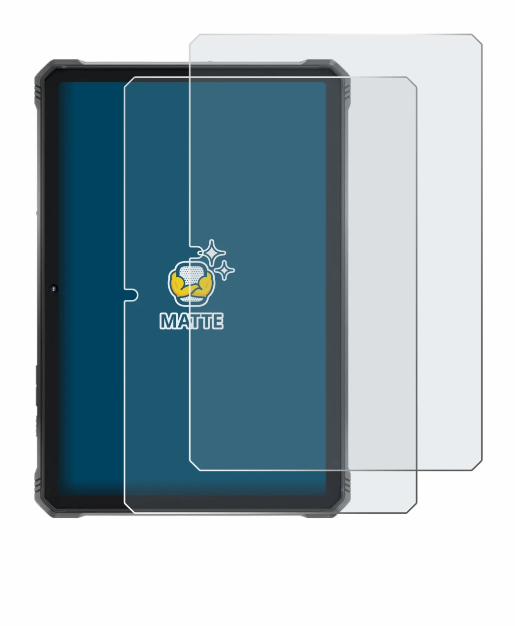 Immagine del dispositivo Hotwav R9 Plus con un'ampia varietà di protezioni per lo schermo.