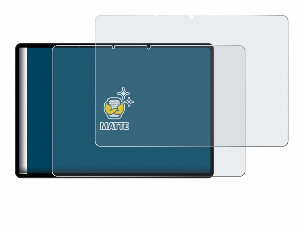 Immagine del dispositivo Oppo Pad SE con un'ampia varietà di protezioni per lo schermo.