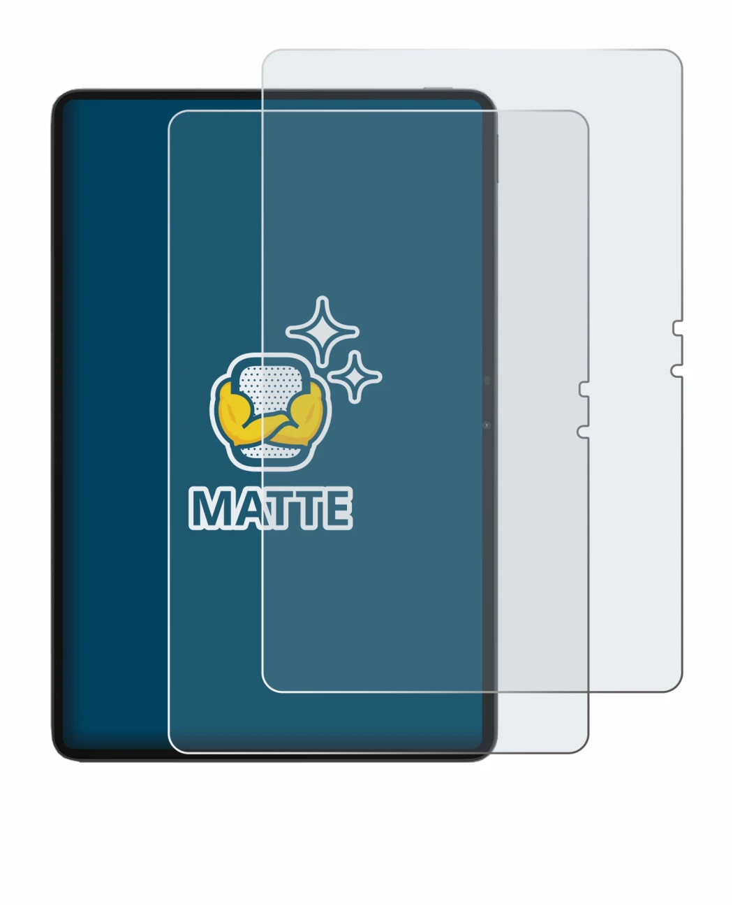 Immagine del dispositivo Blackview MEGA 3 con un'ampia varietà di protezioni per lo schermo.