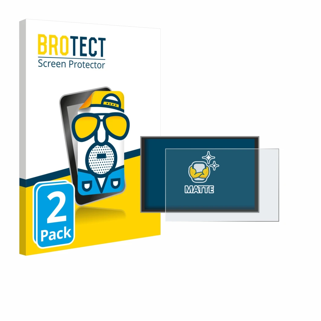 Parte frontale di una confezione del prodotto con il logo del marchio BROTECT. Accanto è raffigurato il dispositivo Renault Ma