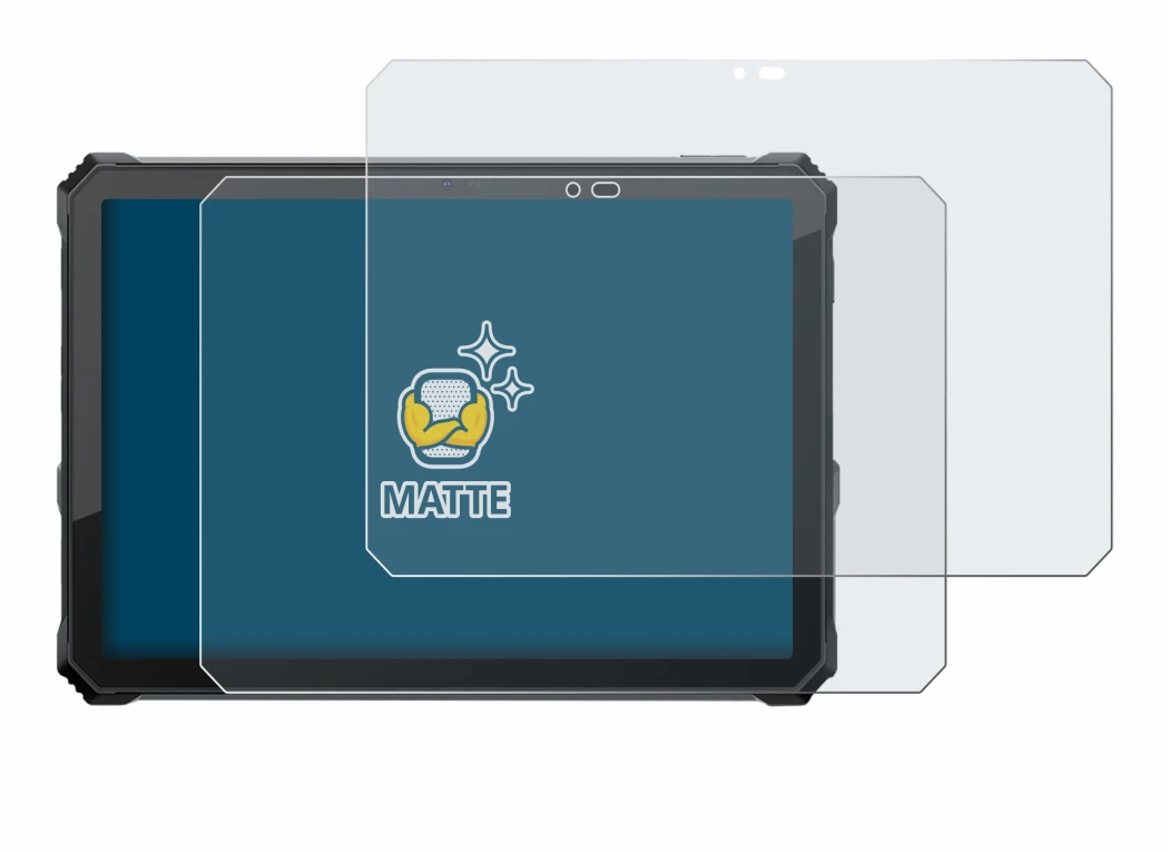 Immagine del dispositivo Blackview Active 12 Pro con un'ampia varietà di protezioni per lo schermo.