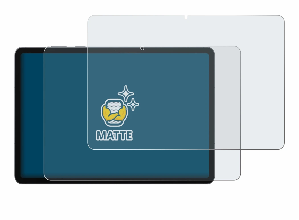 Immagine del dispositivo Samsung Galaxy Tab S11 con un'ampia varietà di protezioni per lo schermo.