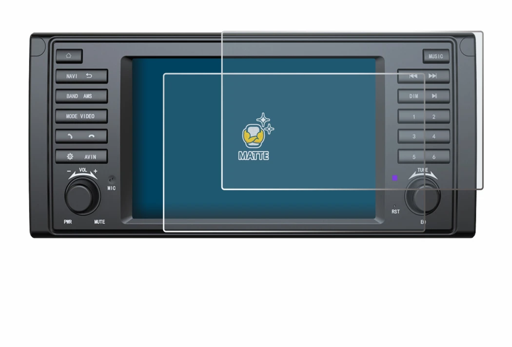 Immagine del dispositivo Eonon E39A12S con un'ampia varietà di protezioni per lo schermo.